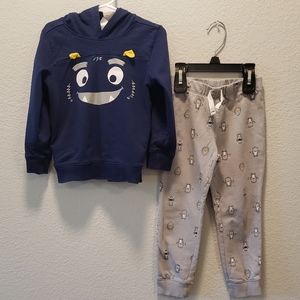 Boys Hooded Sweatshirt with matching SweatPants